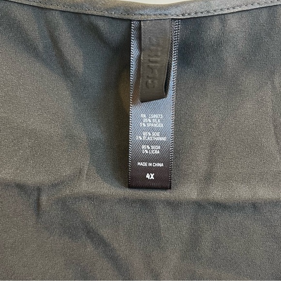 SKIMS Gunmetal grey Silk Camisole Size 4X - Picture 3 of 4
